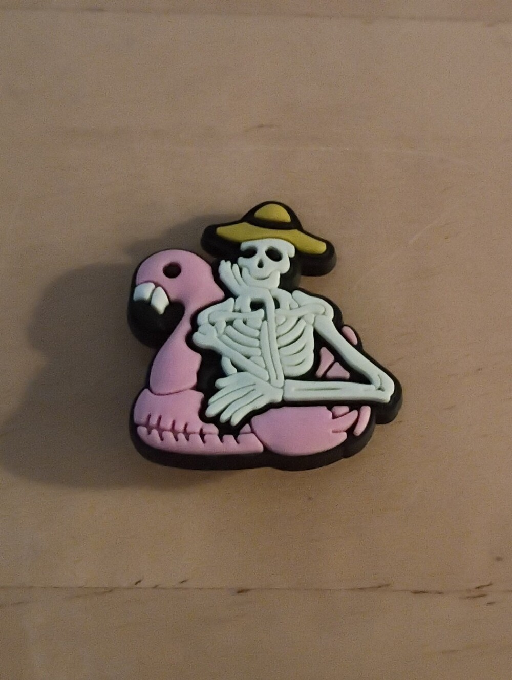 10 for $10 Jibbitz Croc Charms - Skeleton On Flamingo Floaty - New Shoe Charms